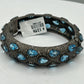 Blue Topaz Diamond Bangle