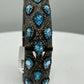 Blue Topaz Diamond Bangle