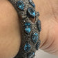 Blue Topaz Diamond Bangle