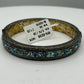 Blue Topaz Diamond Bangle