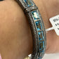 Blue Topaz Diamond Bangle