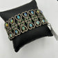 Opal Tsavorite and Diamond Designer Bracelet