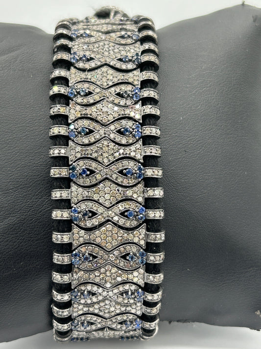 Sapphire and Diamond Bracelet