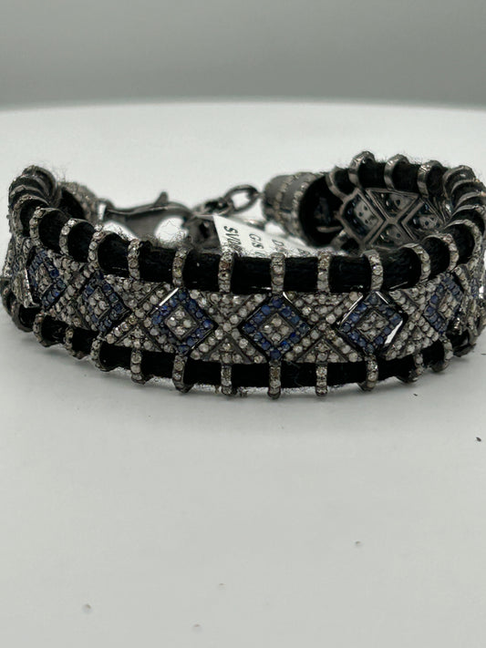 Sapphire and Diamond Bracelet