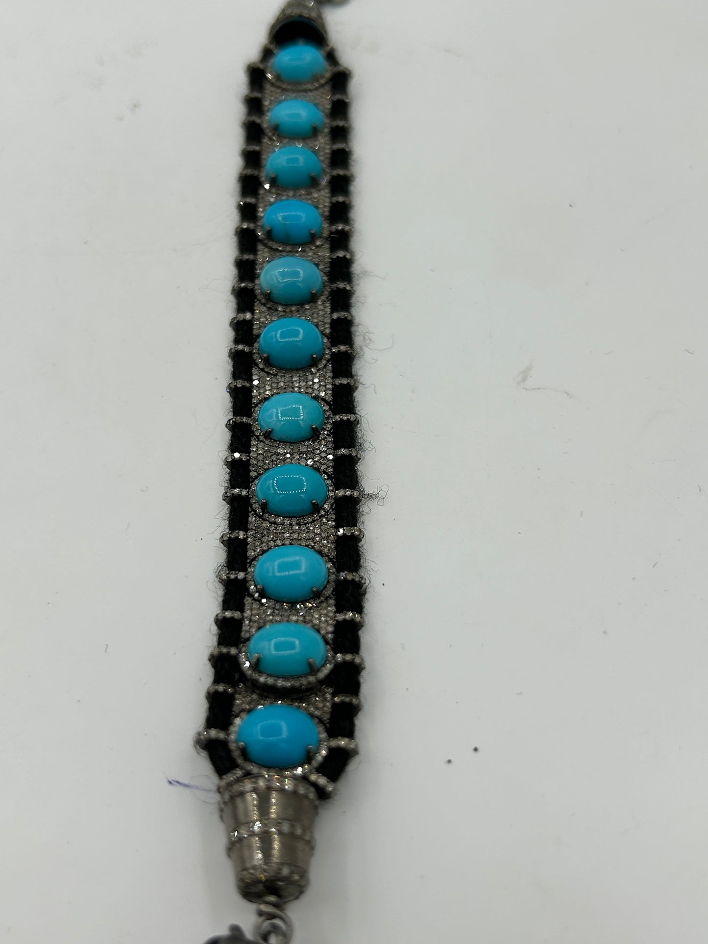 Thread Tourquise Diamand Designer Bracelet
