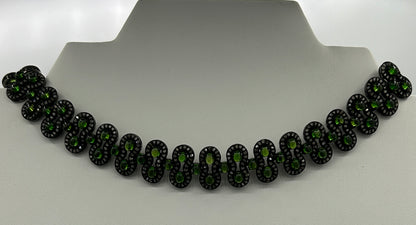 Peridot Chokar Diamond Necklace