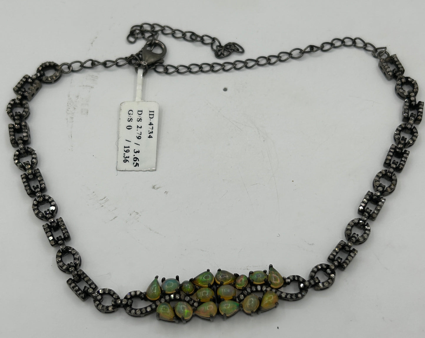 Opal Chokar Diamond Necklace