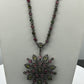 Tourmaline Long Necklace with Diamonds