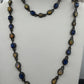 Kynite and Opal Long Necklace with Diamonds