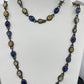 Kynite and Opal Long Necklace with Diamonds