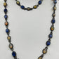 Kynite and Opal Long Necklace with Diamonds