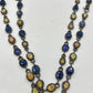 Kynite and Opal Long Necklace with Diamonds