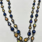 Kynite and Opal Long Necklace with Diamonds