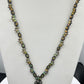 Tanzanite and Opal Long Necklace with Diamonds