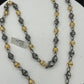 TwoTone Link Diamond Long Necklace
