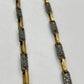 TwoTone Link Diamond Necklace
