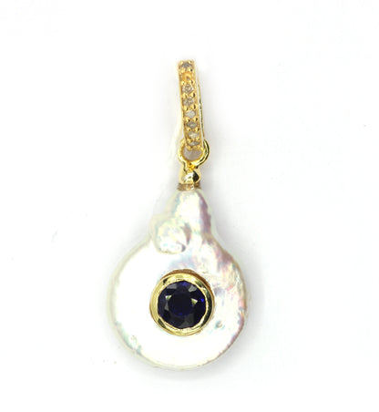 92.5 Silver Pave Diamond Pendant
