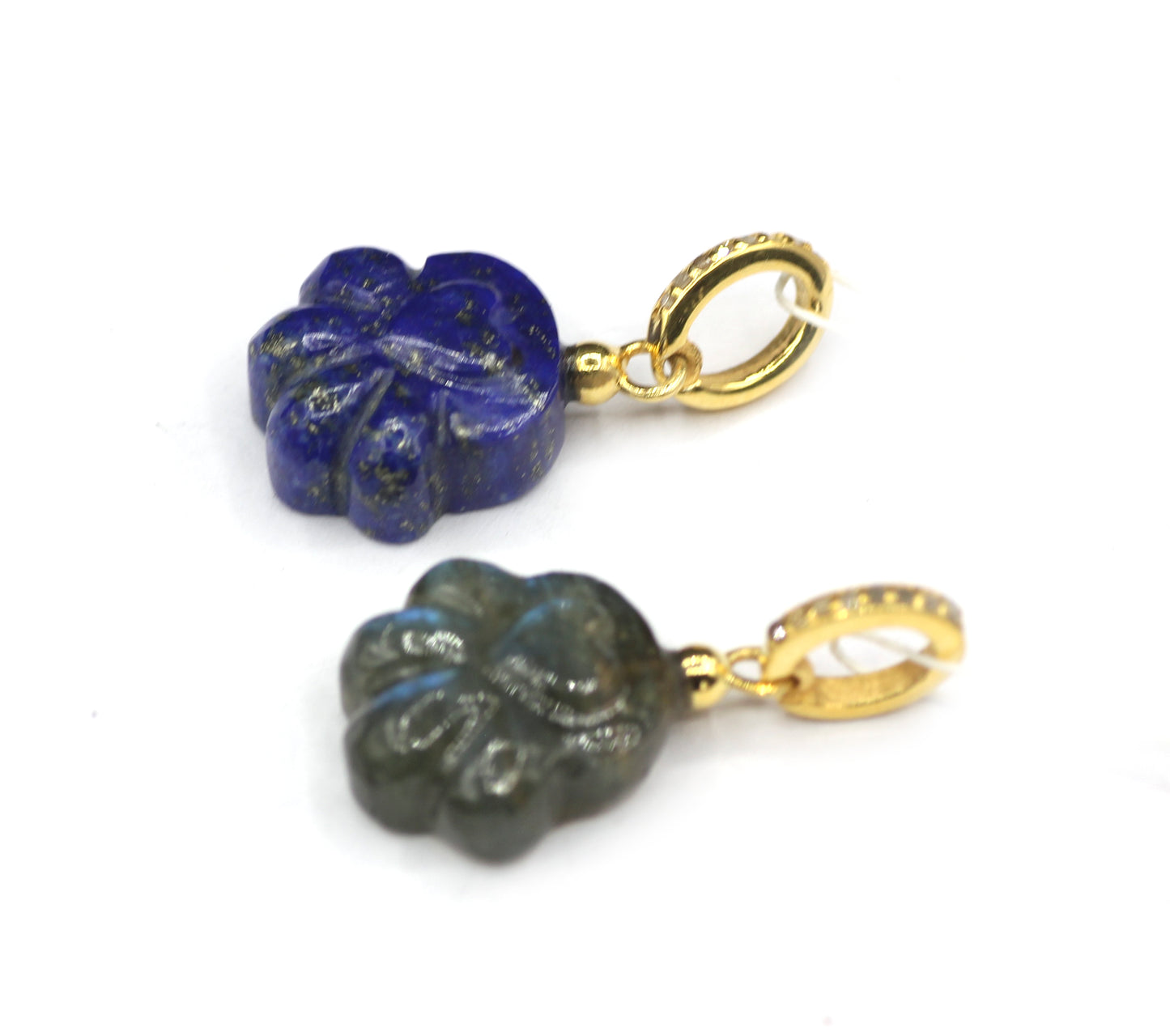 Paw Silver Pave Diamond Pendant