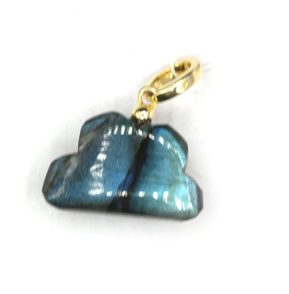 Cloud Silver Pave Diamond Pendant