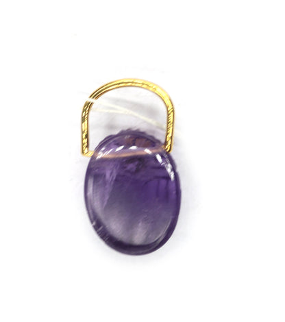 Ladybug Silver Pave Diamond Pendant