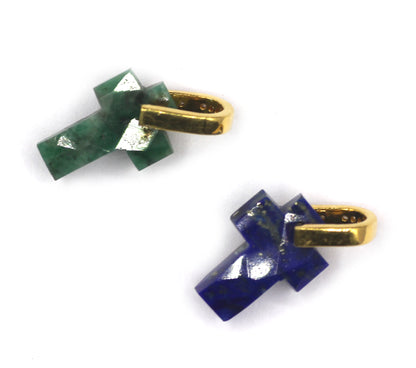 Cross Silver Pave Diamond Pendant