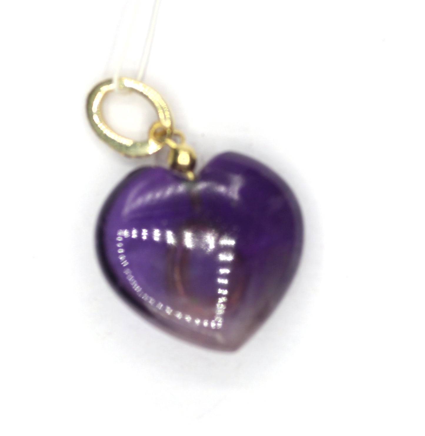 Heart Silver Pave Diamond Pendant