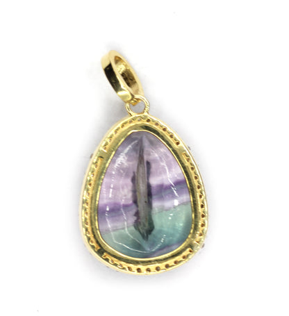 Silver Pave Diamond Pendant