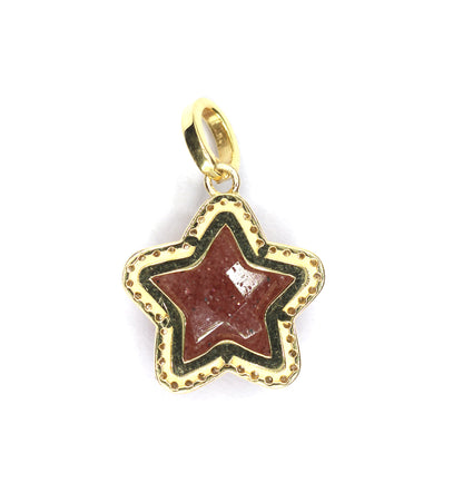 Star Silver Pave Diamond Pendant