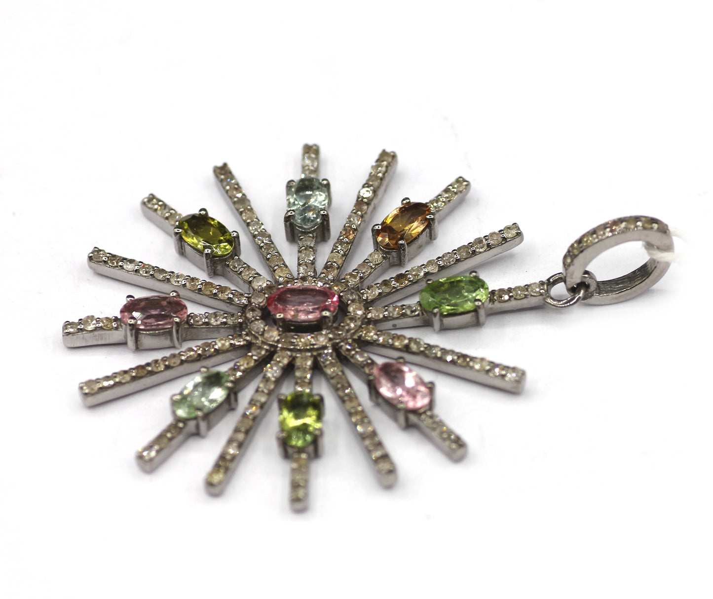 Star Pave Diamond Pendant