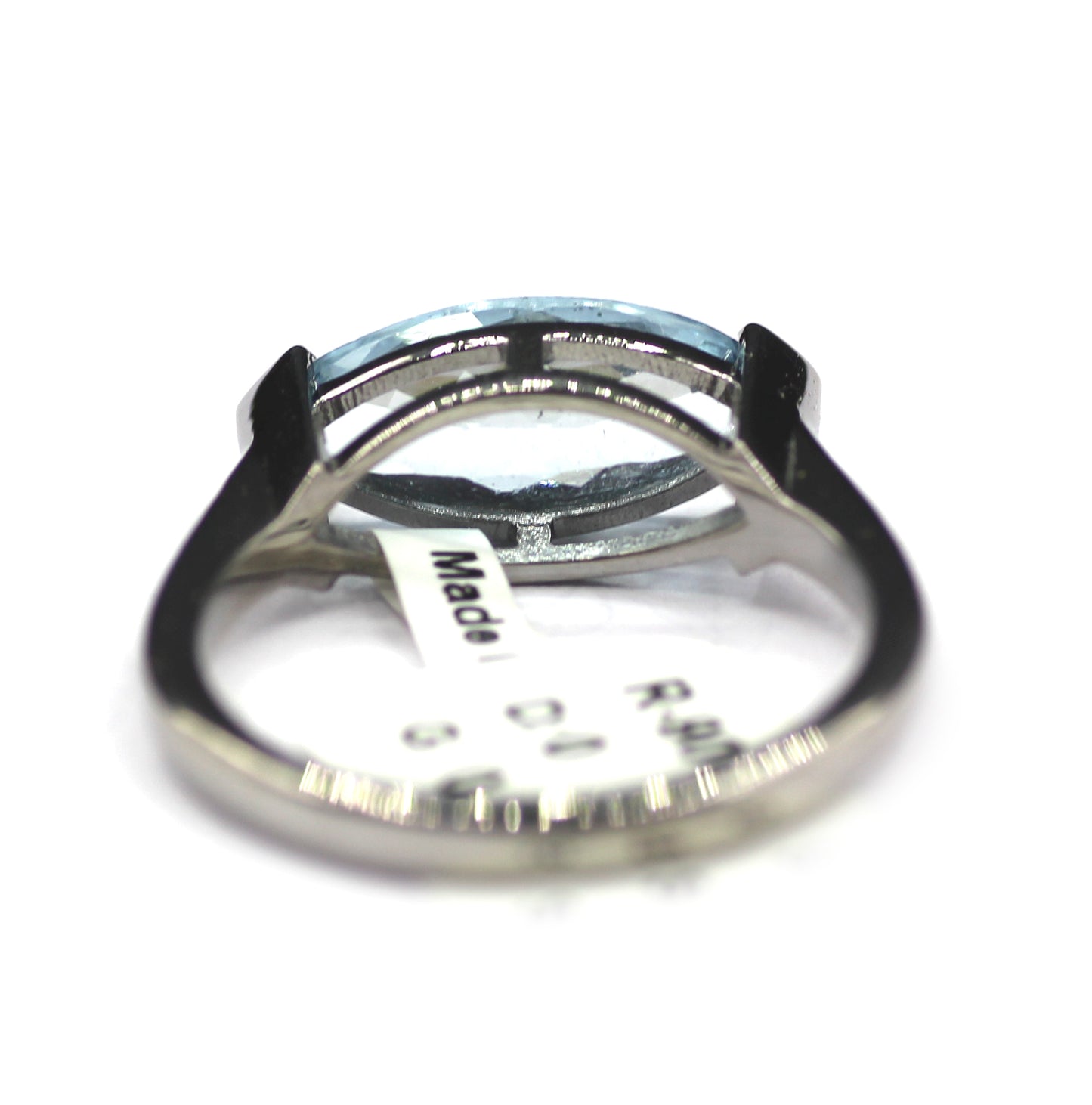 Aquamarine Silver Ring
