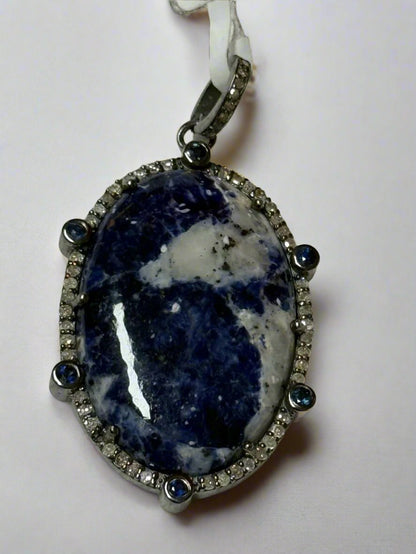 Oval Diamond Pendant