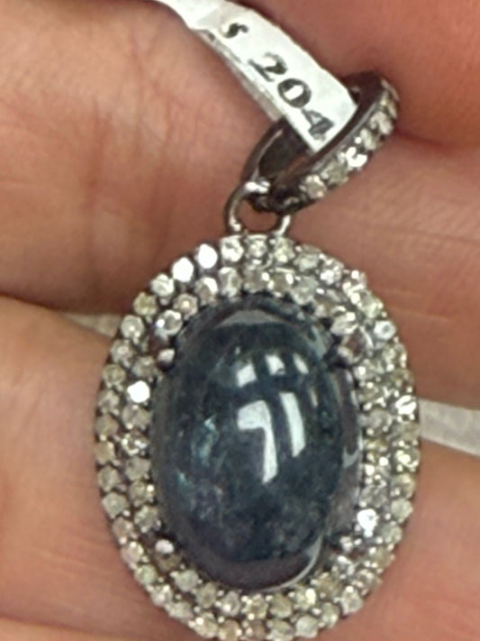 Stone Pave Diamond Pendant