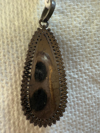 Drop Baguette Diamond Pendant