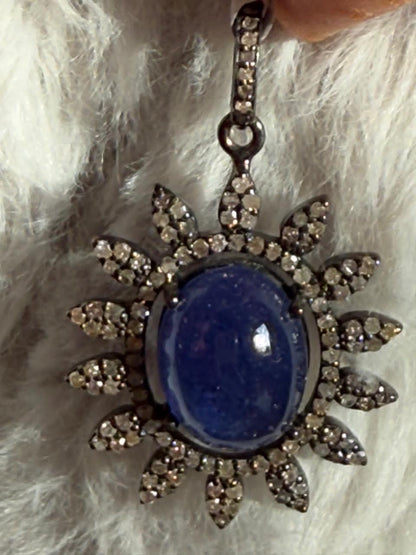 Tanzanite Diamond Pendant