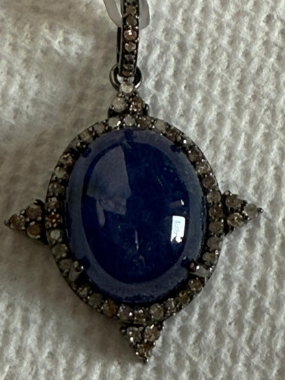 Tanzanite Diamond Pendant