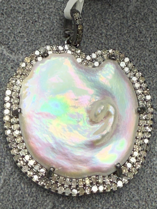 Pearl Diamond Pendant