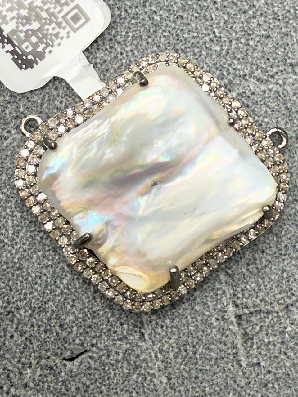 Pearl Diamond Pendant