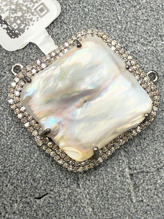 Pearl Diamond Pendant