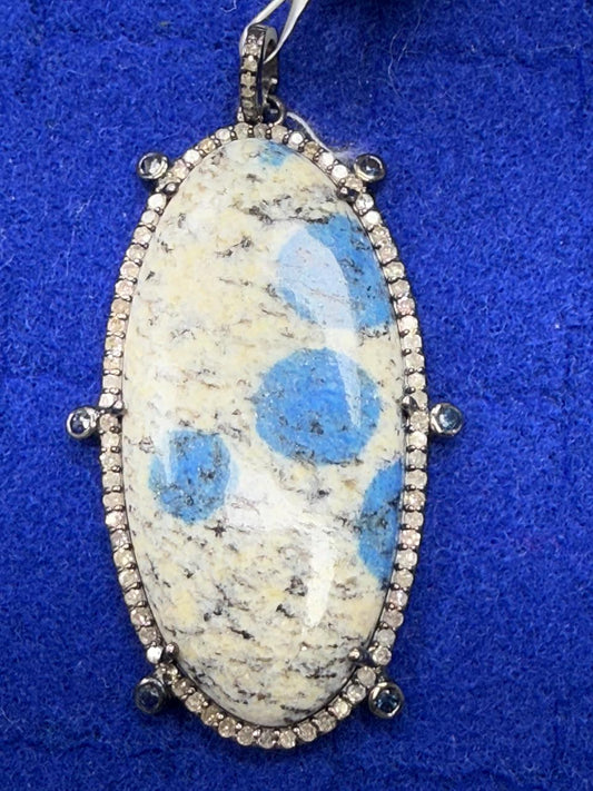 Opal Diamond Pendant