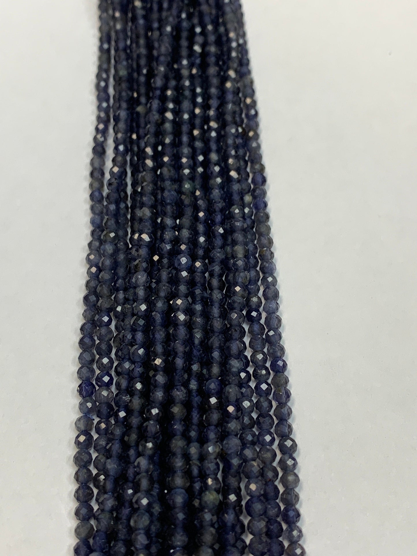 Iolite Natural Faceted Round 3-4mm