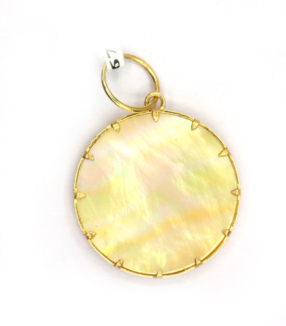 Yin Yang Symbol 14k Solid Gold Diamond Pendants