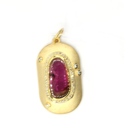 14k Solid Gold Diamond Pendants