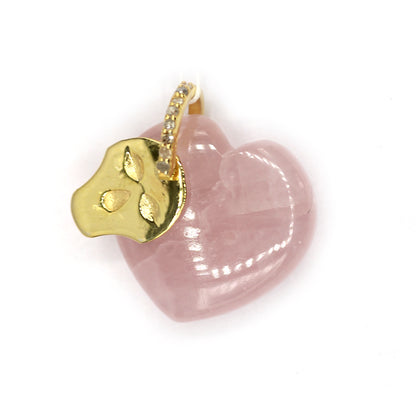 Heart Silver Pave Diamond Pendant