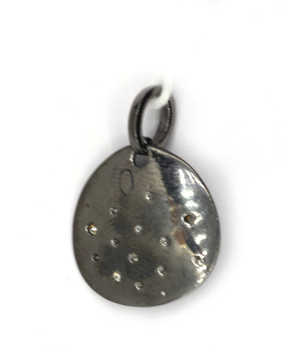 Round Pave Diamond Pendant