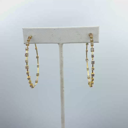 Round 14k Solid Gold Diamond Studs Earring