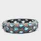 Blue Topaz Diamond Bangle