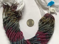 Corundum Faceted Beads.