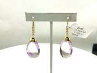 14k Solid Gold Diamond Earring