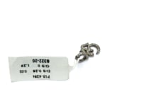 Om Diamond Charm .925 Oxidized Sterling Silver Diamond Charms, Genuine handmade pave diamond Charm Size Approx 0.80"(13 x 20 MM)