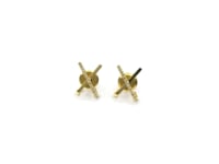 X 14k Solid Gold Diamond Stud Earring. Genuine handmade pave diamond Earring. 14k Solid Gold Diamond Earring..